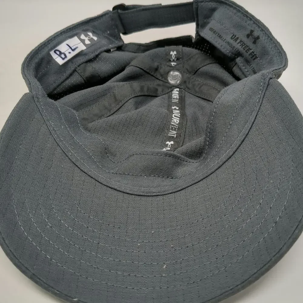 Under Armour Baseball Cap Gray One Size ArmourVent Strapback Textured Active Hat